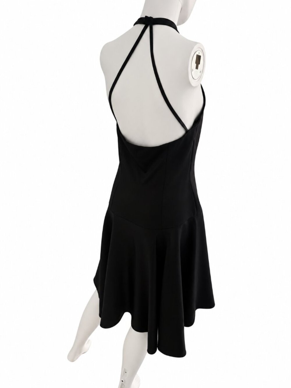 Ralph Lauren Collection Purple Label Black Satin Halter Dress - Picture 4 of 10